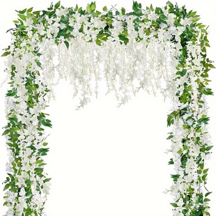 2025 New Cross-Border Dropshipping 80 Vine Hanging Flowers 6 Feet Artificial Cross-Border Dropshipping