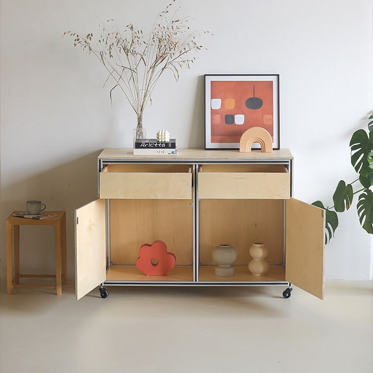 Gabinete lateral minimalista italiano, gabinete de almacenamiento de tablero marino medieval, gabinete de almacenamiento, gabinete de porche, gabinete lateral, gabinete de oficina, extraíble