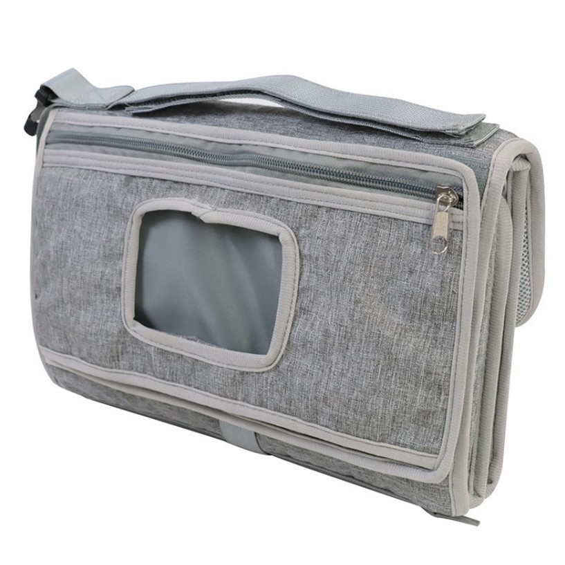 Almohadilla para pañales para bebés, impermeable y a prueba de orina, multifunción con toallitas húmedas, almohadilla para cambiar pañales para bebés, almohadilla para cambiar pañales para salidas convenientes