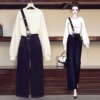 Real shot 2021 spring clothes new pattern Large Women's wear fashion Show thin cowboy rompers Western style Sweater suit bf Wind