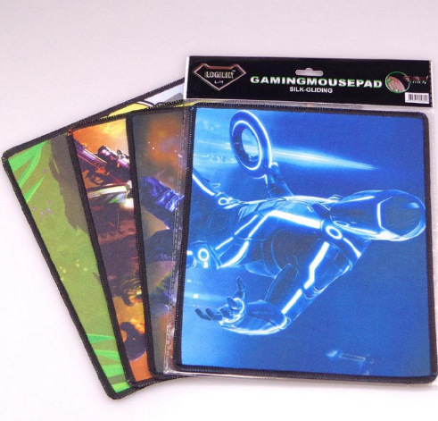 外贸 K6加厚鼠标垫 彩图加密锁边封边 家用办公橡胶垫跨境批发