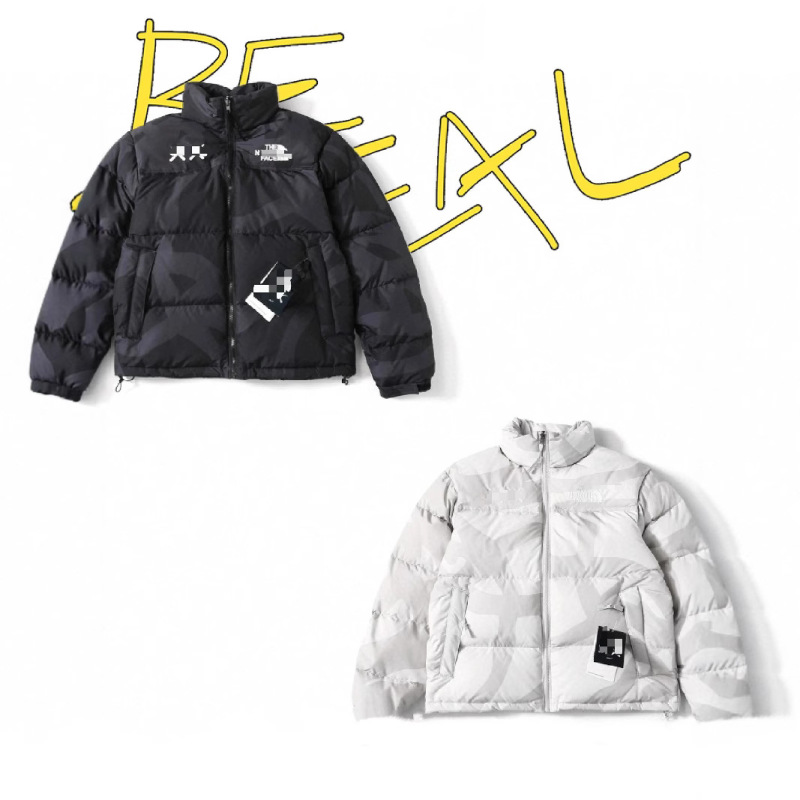 The North Face Embroidered 1996 Sesame Street Xx Collaboration Cotton Jacket Unisex Loose Warm Fashion Coat Men's Collaboration Model