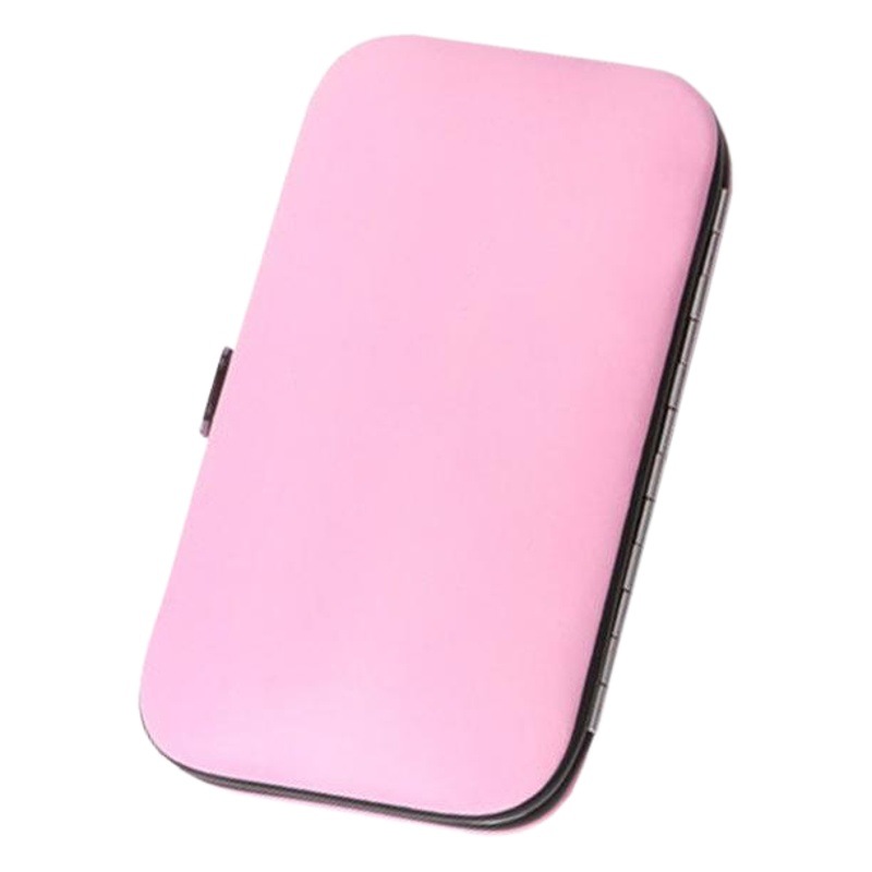 Clippers de uñas de color caramelo 7 piezas traje de manicura herramientas de belleza regalos promocionales cortaúñas traje imprimible logo