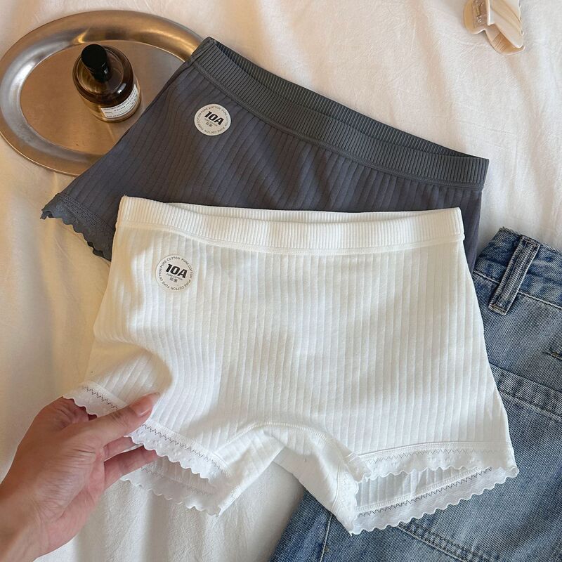 10A Antibacterial [One Pair of Pants for Two Wears] Versatile Item for All Seasons, Girls' Boxer Briefs 2025 Style Anti-Exposure Underwear for Women