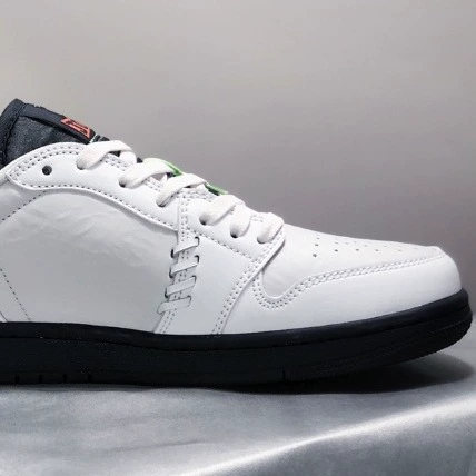 Качественные кроссовки "Method of Make" AJ1 серый кот, металлическая пепельная подошва, воздушная подушка, первая версия низкие