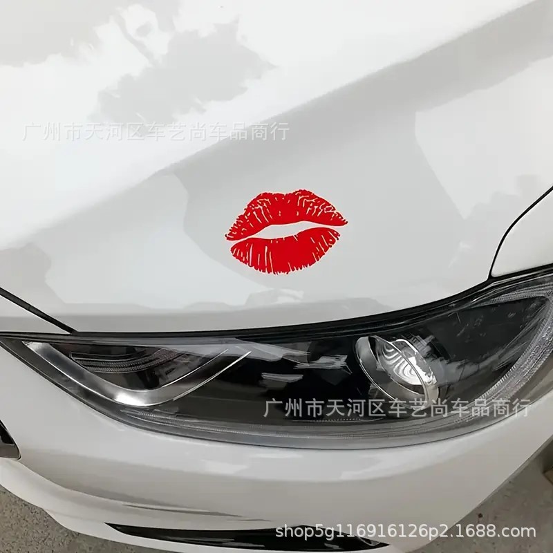 sexy red waterproof sticker