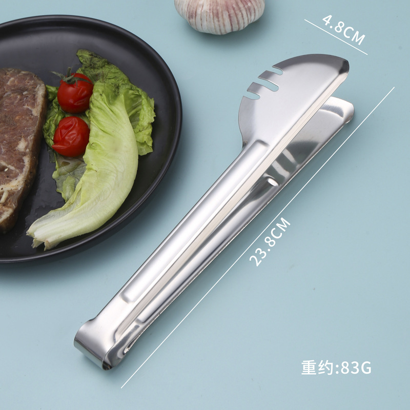 ステンレスの食べ物は厚い台所でステーキを焼くバイキングの家庭用食品は透かし彫りの油を挟んで多く使われています。|undefined