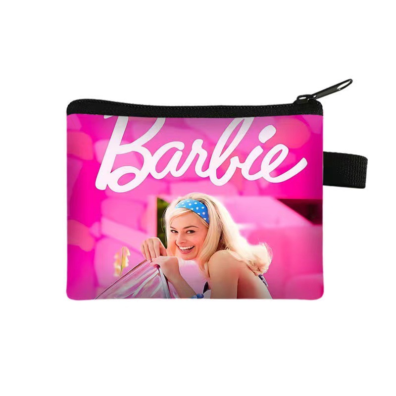 Fábrica nueva princesa Barbie bolsa de cambio chicas lindas bolsas de tarjetas portátiles de dibujos animados moda bolsa de almacenamiento al por mayor