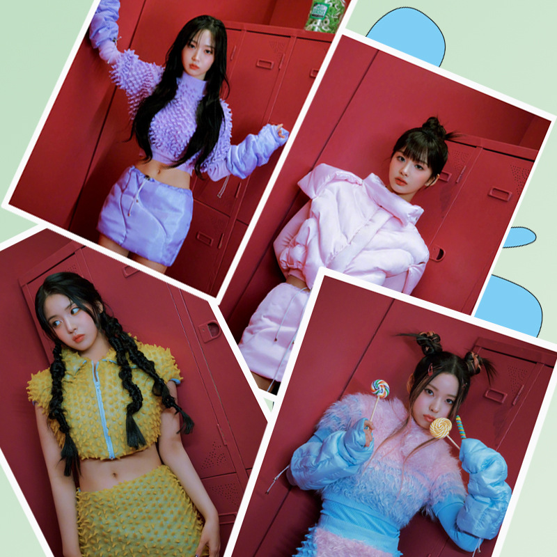 NMIXX官推 《expergo》同款不干胶画报 墙贴画装饰画  明星周边