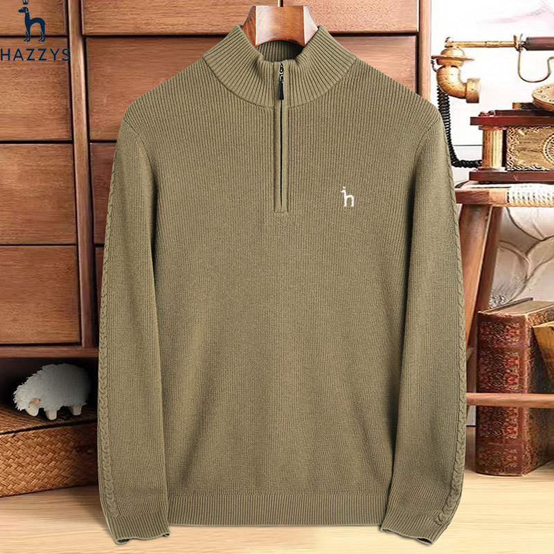 Men's demi-season warm solid color woolen base body-friendly sweater…