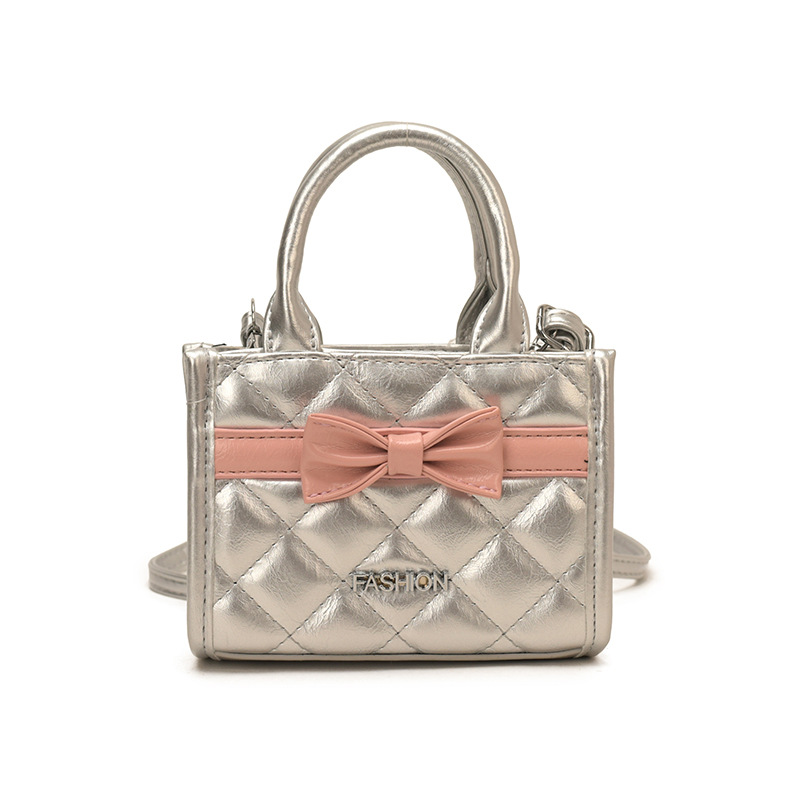 Bolsas de niños transfronterizas coreanas bordadas de diamante, bolsas de hombro para hombres y mujeres, bolsas de mano mini bebé.