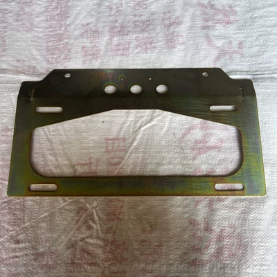 Road clearance vehicle license plate License plate holder/license plate holder - blue-license-plate-car-small-size-1-unit