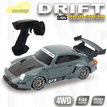 跨境RC高速四驱漂移遥控车儿童仿真模型电动赛车充电款汽车玩具车