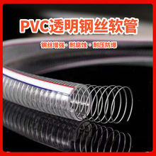 现代牌 时代牌PVC透明钢丝管内径32mm/38mm/40mm/50mm-35kg水管