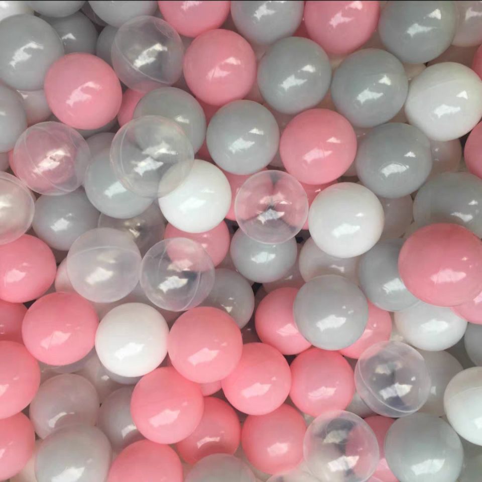 马卡龙色海洋球波波球加厚环保游乐场所室内装饰球池儿童彩色玩具