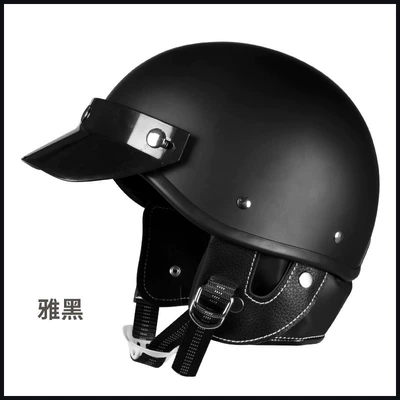 cross-border wholesale, Motosiklet kaskı (dəbilqə) - matte-black-s52-53