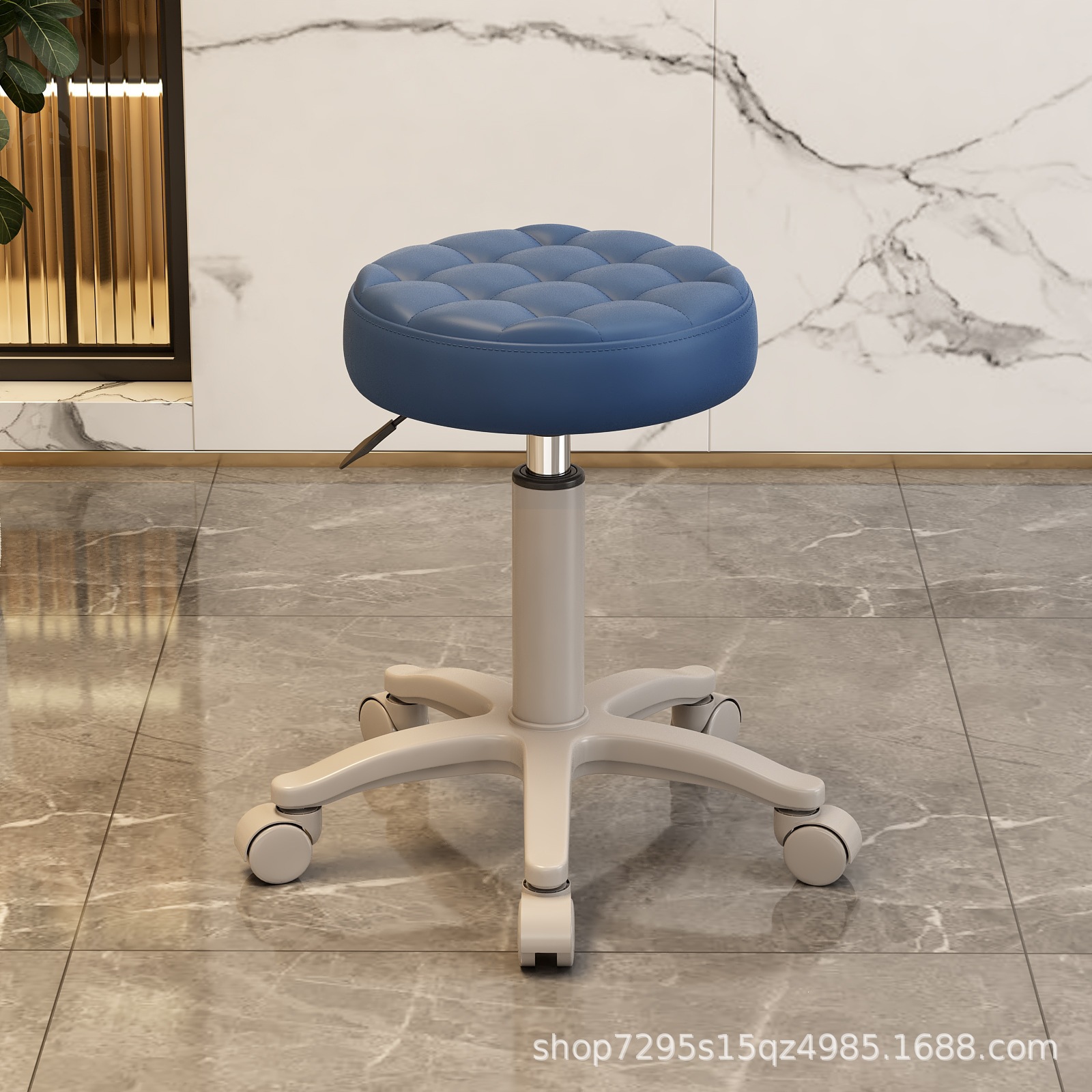 Fábrica directa taburetes de belleza elevación polea rotativa manicuría silla de maquillaje salón de belleza peluquería