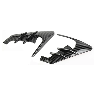 Suitable for Tesla Model 3/Y fender thunder side emblem camera decorative cover protective cover modification (Body sticker) - bright-carbon-21-23-model-y3