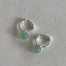 范智乔 韩国韩版925纯银水晶耳扣耳环简约气质百搭ins风耳饰