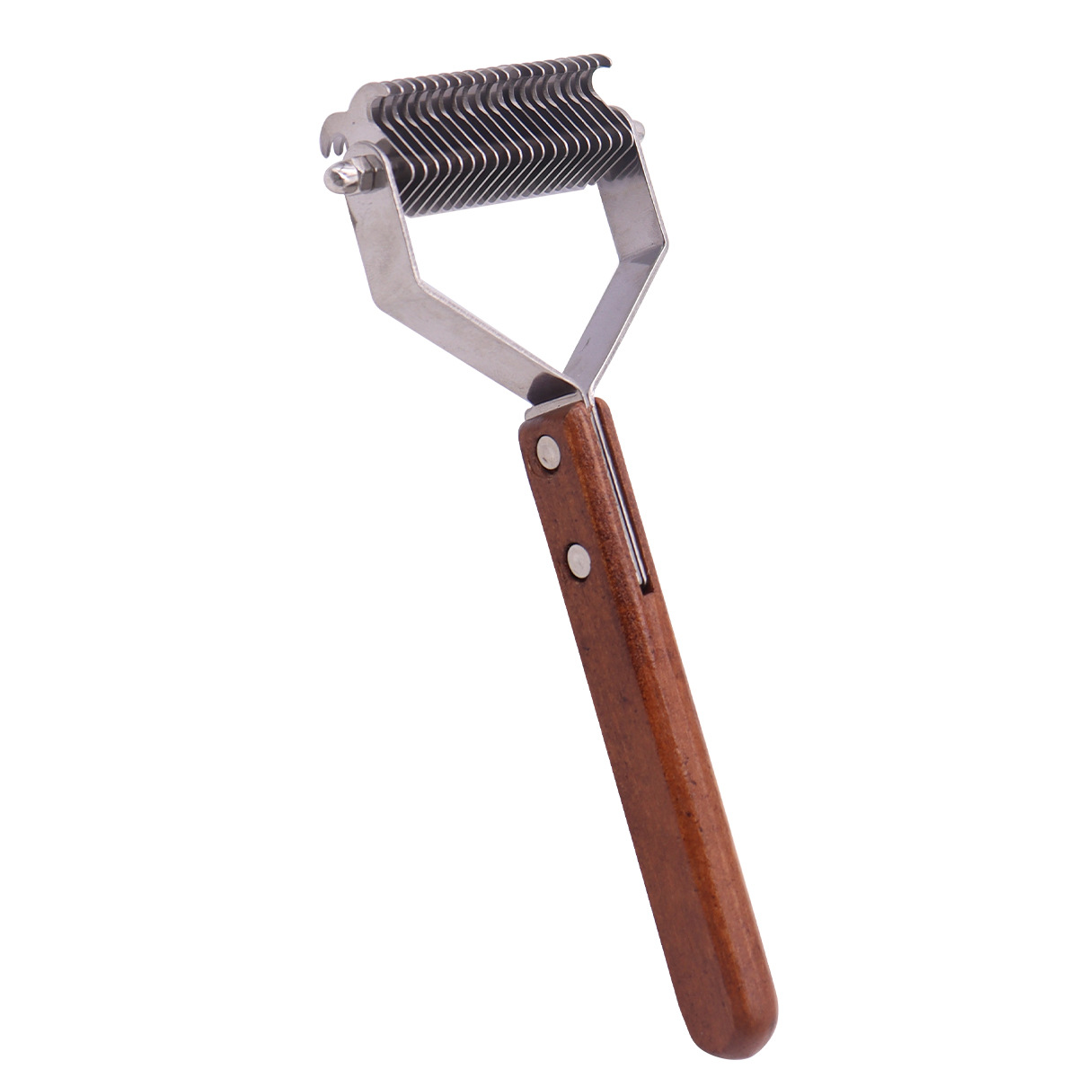 Peine para mascotas, peine, peine de doble cara de acero inoxidable, peine de pelo flotante para mascotas, peine de pelo de perro, peine de pelo de gato