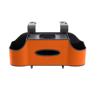 Cup Holder Storage Box, Car tissue box/set - orange-car-seat-tissue-storage-box