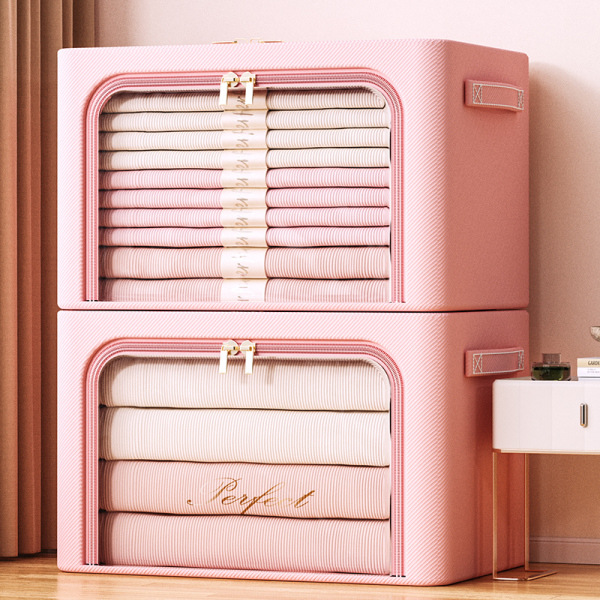 Fuchsia storage box for home use