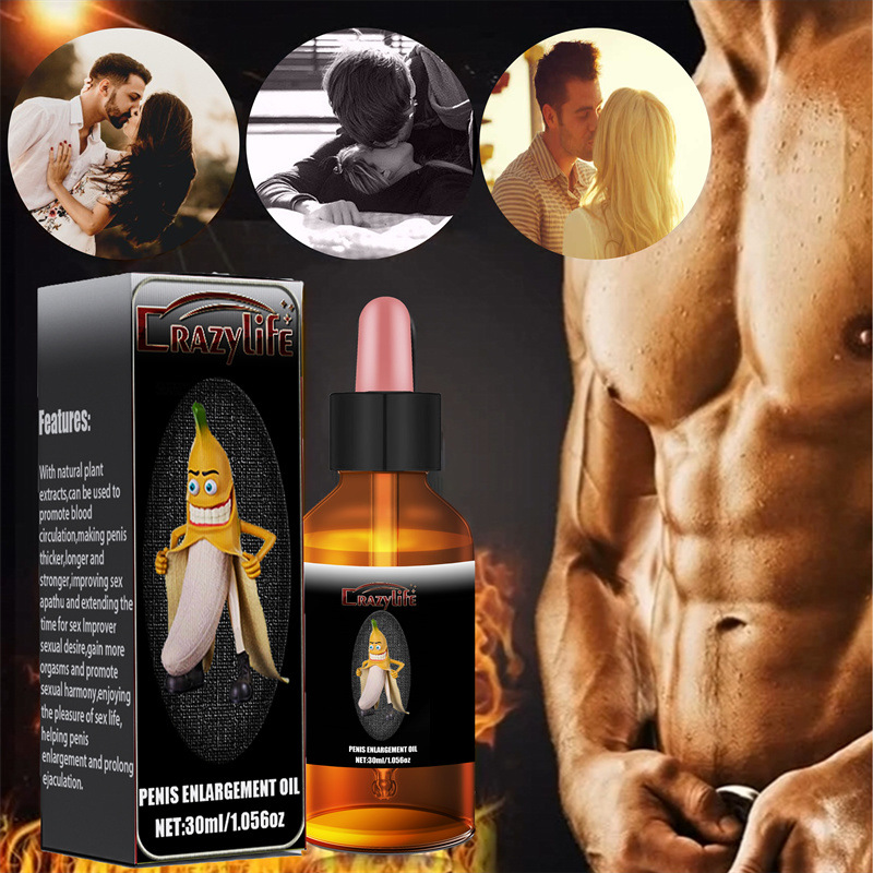 Crazylife Men's Private Parts Nourishing Massage Oil 30ml Hard Extension Male Cavernous Body Male Massage Cross-Border