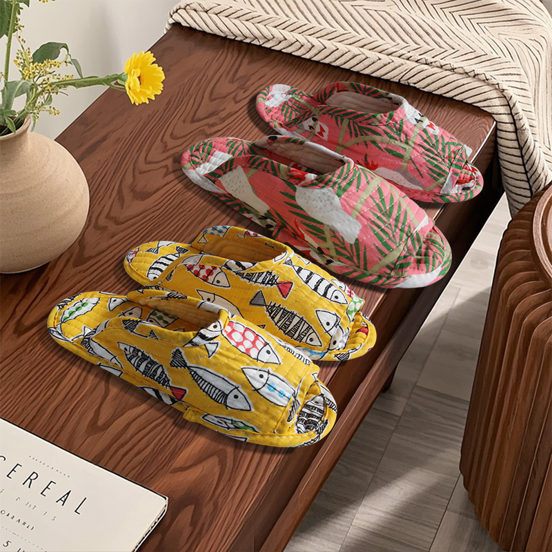 2025 new Korean version of slippers home cotton bottom four seasons non-slip women's indoor floor mute manufacturers wholesale 2025 new Korean version of slippers home cotton bottom four seasons non-slip women's indoor floor mute manufacturers wholesale