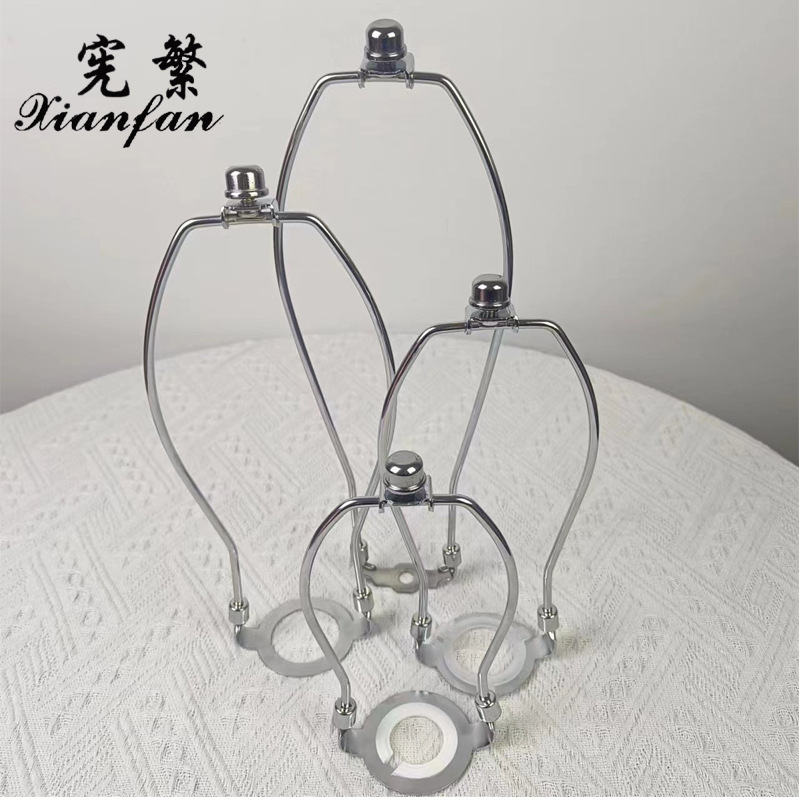 Xianfan transfronteriza eBay oro y plata electrochapado cuerno estante americano soporte lámpara de mesa piso decoración pantalla Harvard estante