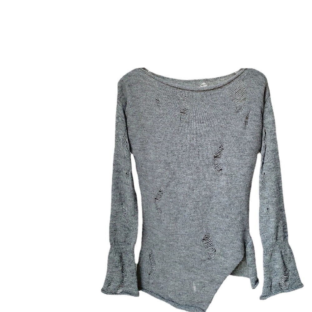 Spring summer autumn colored sexy knitted sweater