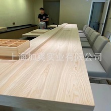 供应日本桧木料吊顶木扣板 生态木吊顶桧木脚踏板浴室跳台木板材