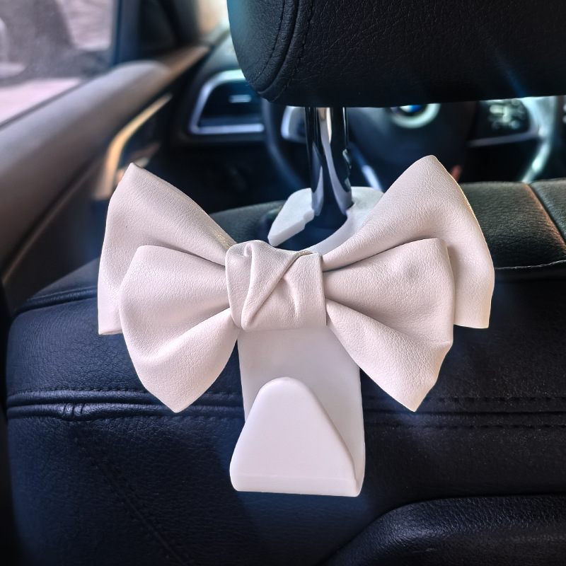 Gancho trasero multifuncional en el automóvil Gancho femenino interior creativo Gancho para automóvil asiento invisible para automóvil