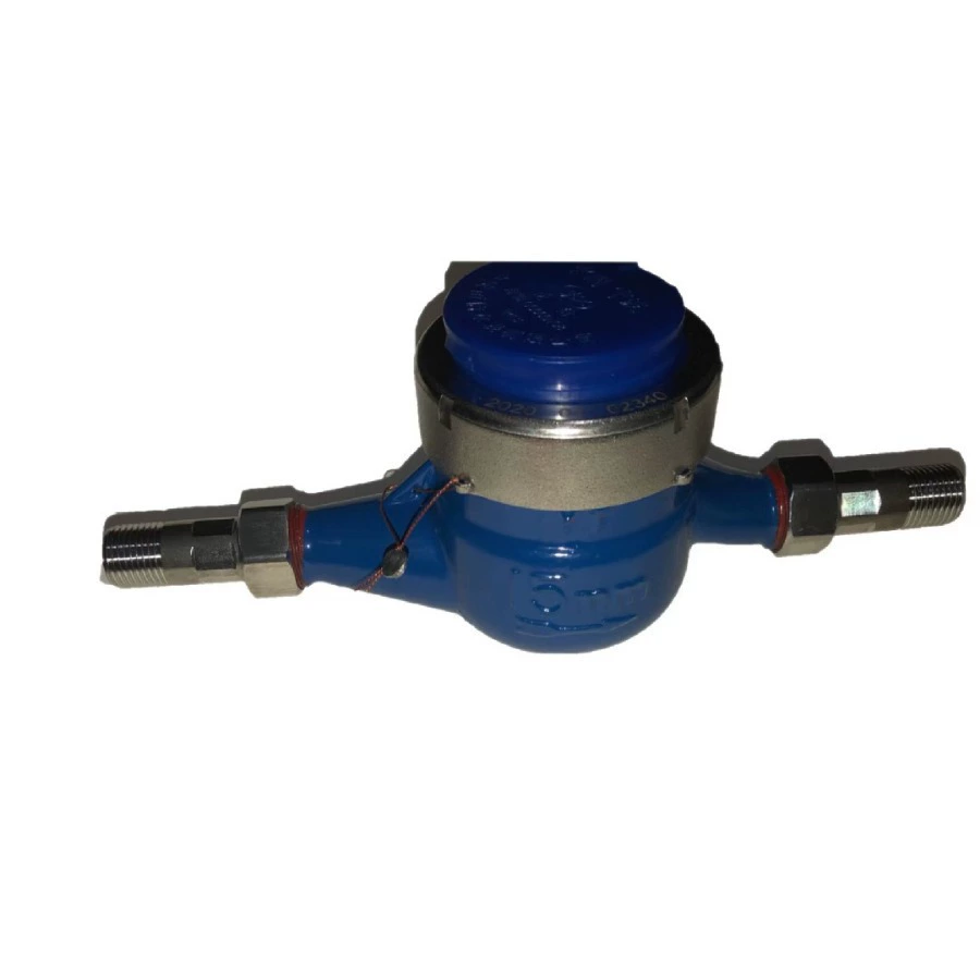 Подгонянный фабрикой счетчик воды бытовой Тип ротора Удаленный фланец счетчика воды с мокрой картой большой диаметр 154 точки 6 точек Интеллектуальный