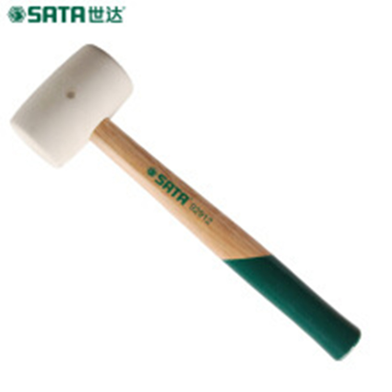 江西代理批发世达工具木柄白胶锤橡皮榔头1-1.5磅92912-92913