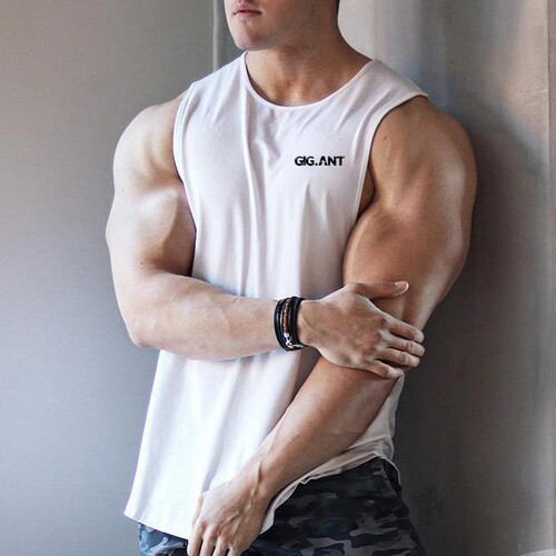 Summer fitness vest men's muscle tight Wukong clothes iron waistcoat I-shaped training clothes sports sleeveless T-shirt