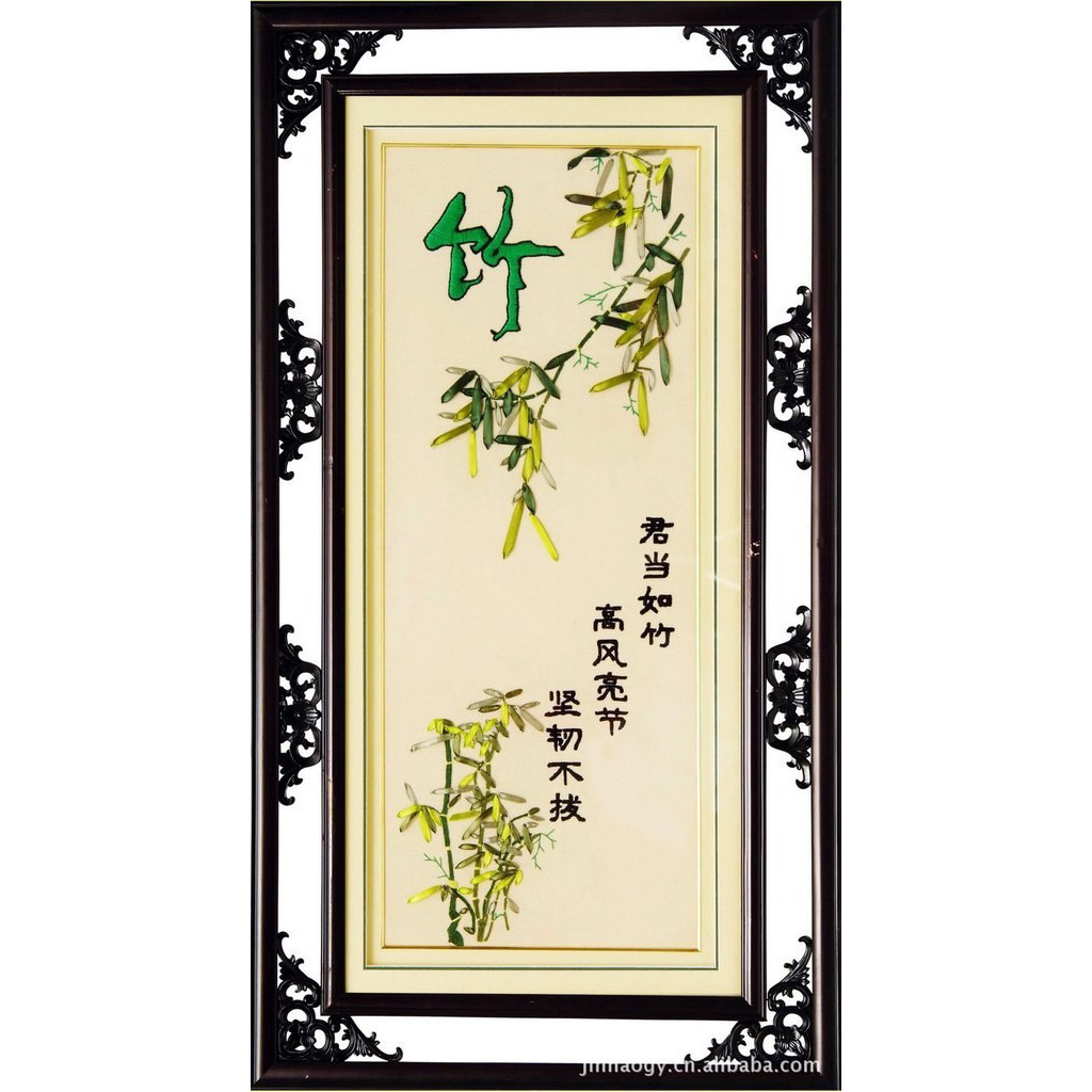 Nueva cinta bordado tridimensional bordado hecho a mano bricolaje colgando pintura sala de estar dormitorio estudio material paquete kit ramo colgante pintura