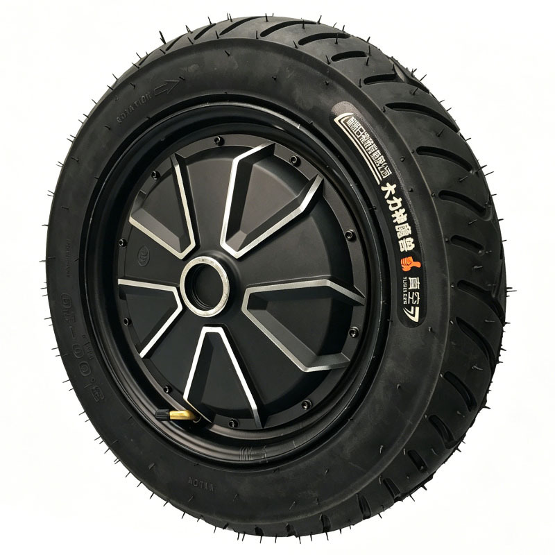 FomaTrade 16 pulgadas de diámetro 400 ancho de neumático 80 motor de rueda de alta potencia motor de automóvil eléctrico especial resistente al desgaste