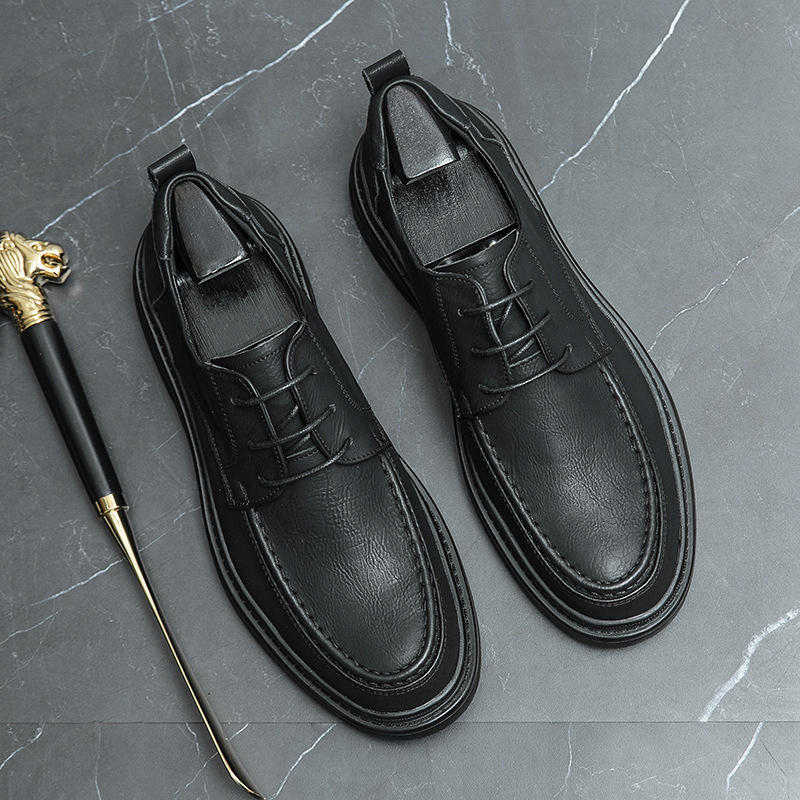 2024 primavera y verano zapatos de cuero de hombre zapatos de oficina formal con suela suave zapatos de cuero resistentes al desgaste para hombres zapatos de cuero de negocios casuales versátiles