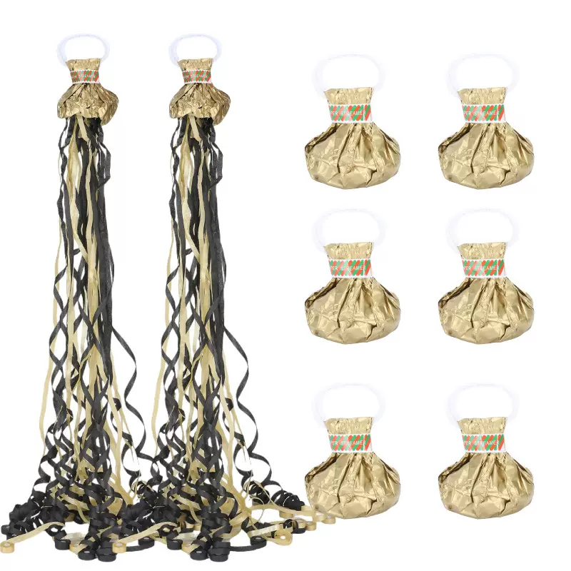 手抛彩带拉花彩条拉炮礼炮婚礼气氛道具丝带生日喷筒手持结婚礼花