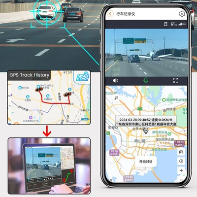 Driving recorder — 4G remote driving recorder parking