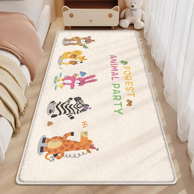 Avtomobil döşəmə paspasları — Home Use, Bedroom Cooling Insulation, Non-Slip - outing-time-40120cm-point-plastic-bottom-imitation-cashmere