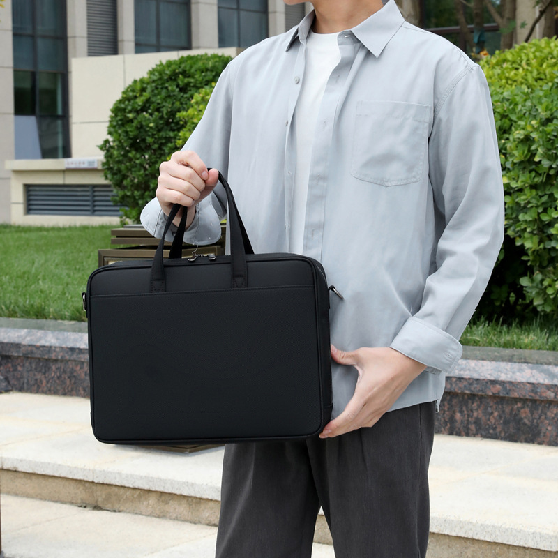 Bolsa de computadora de viaje de negocios para hombres y mujeres, portátil ligero y simple, portable