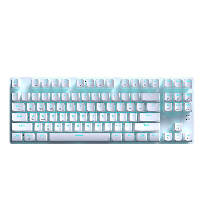 AK40PRO teclado mecánico de tres modos E-deportes de oficina teléfono móvil computadora general 87 teclado algodón silencioso