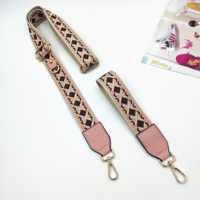 101g Weight Bag Strap Bag Accessories Type 1 Piece, 1 Set Quantity Casual, Daily Occasion Polyester Material Geometric, Leopard Pattern Simple Style, Classic Style Style 1 Piece 1 Set Polyester Geometric Leopard Bag Strap 1
