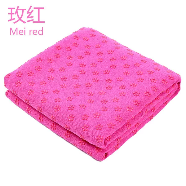 Professional yoga towel, non-slip, sweat-absorbent, portable, thin, printed yoga mat, machine washable, for women