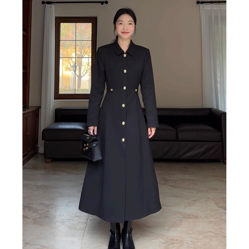 Popular Large Size Long Waist Windbreaker down Jacket for Women Fat mm Outwear Winter Korean Style Over-The-Knee Outwear 25176