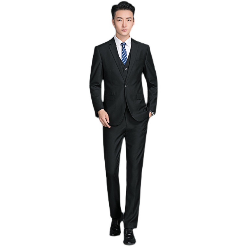 Traje traje profesional de los hombres mejor hombre estilo coreano novio boda negocio formal desgaste chaqueta delgada casual pequeño traje de verano