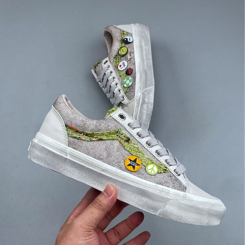 New Premium Old Skool 36 Souvenir co-branded vintage-style canvas skate shoes New Premium Old Skool 36 Souvenir co-branded vintage-style canvas skate shoes