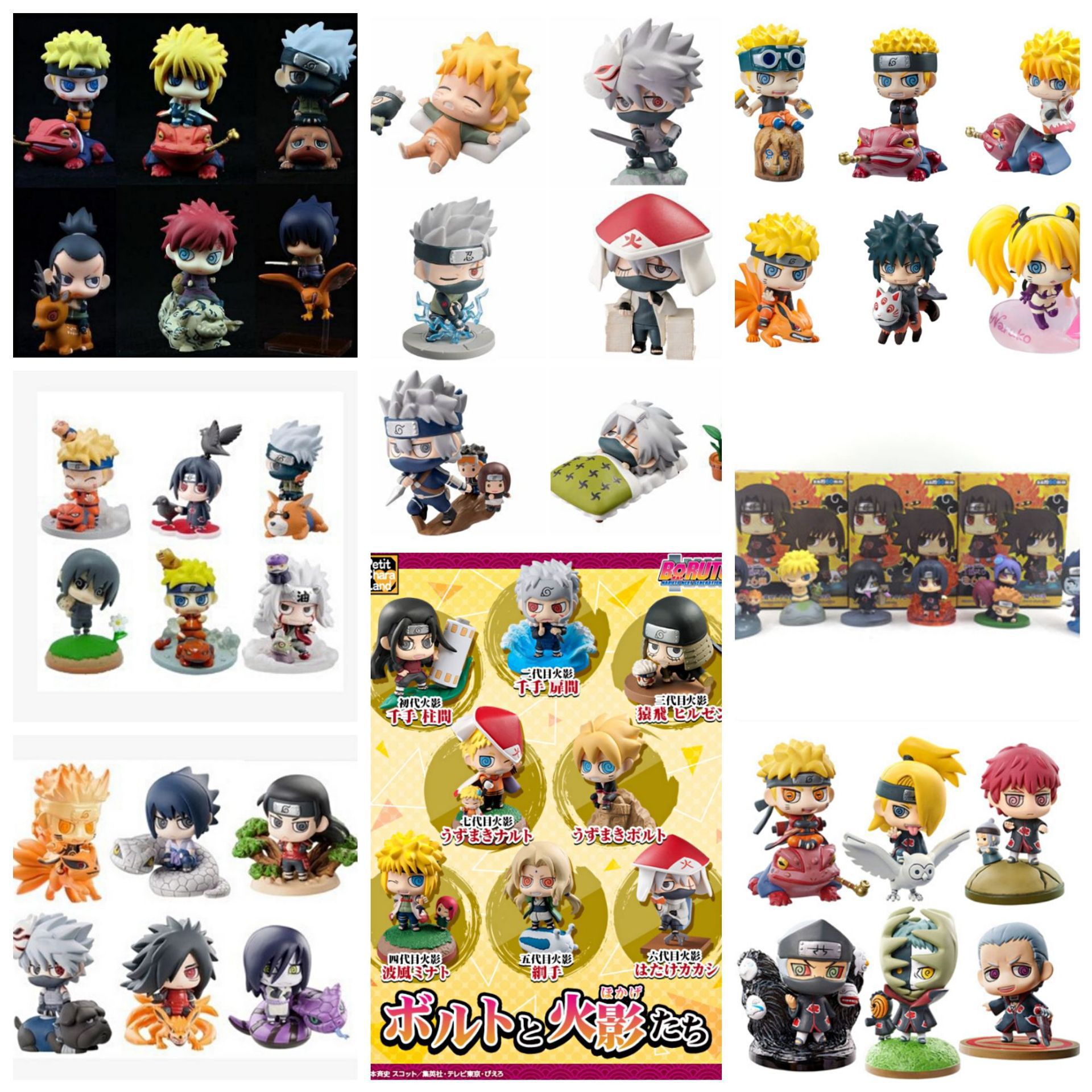 Naruto Generations 1-8 Fiqiir Kolleksiyası 6 Stil