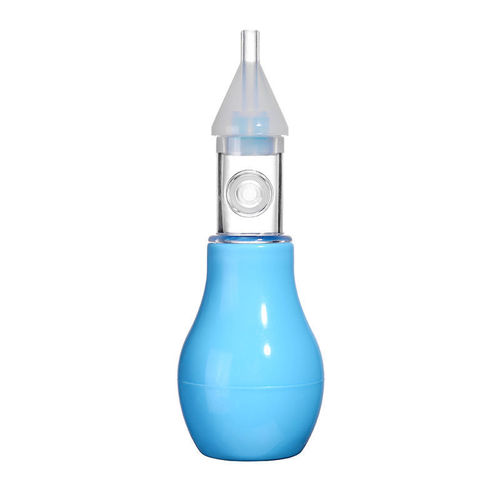 Foreign trade wholesale baby nasal aspirator silicone pump type anti-reflux nasal aspirator baby hand pressure nasal aspirator